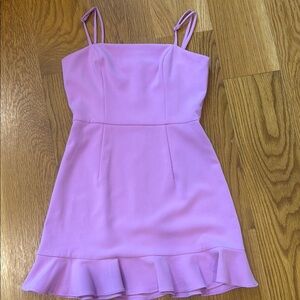 French Connection Purple Spaghetti Strap Mini Dress